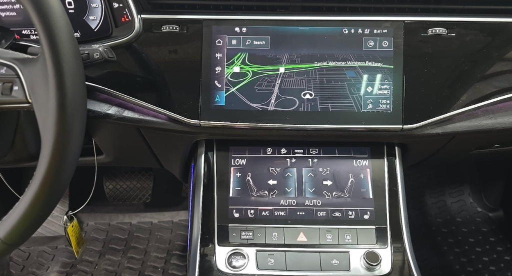 Dual Center Console Displays